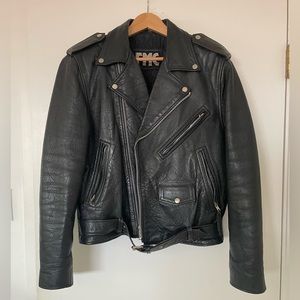 Men’s FMC Leather Motorcycle Jacket